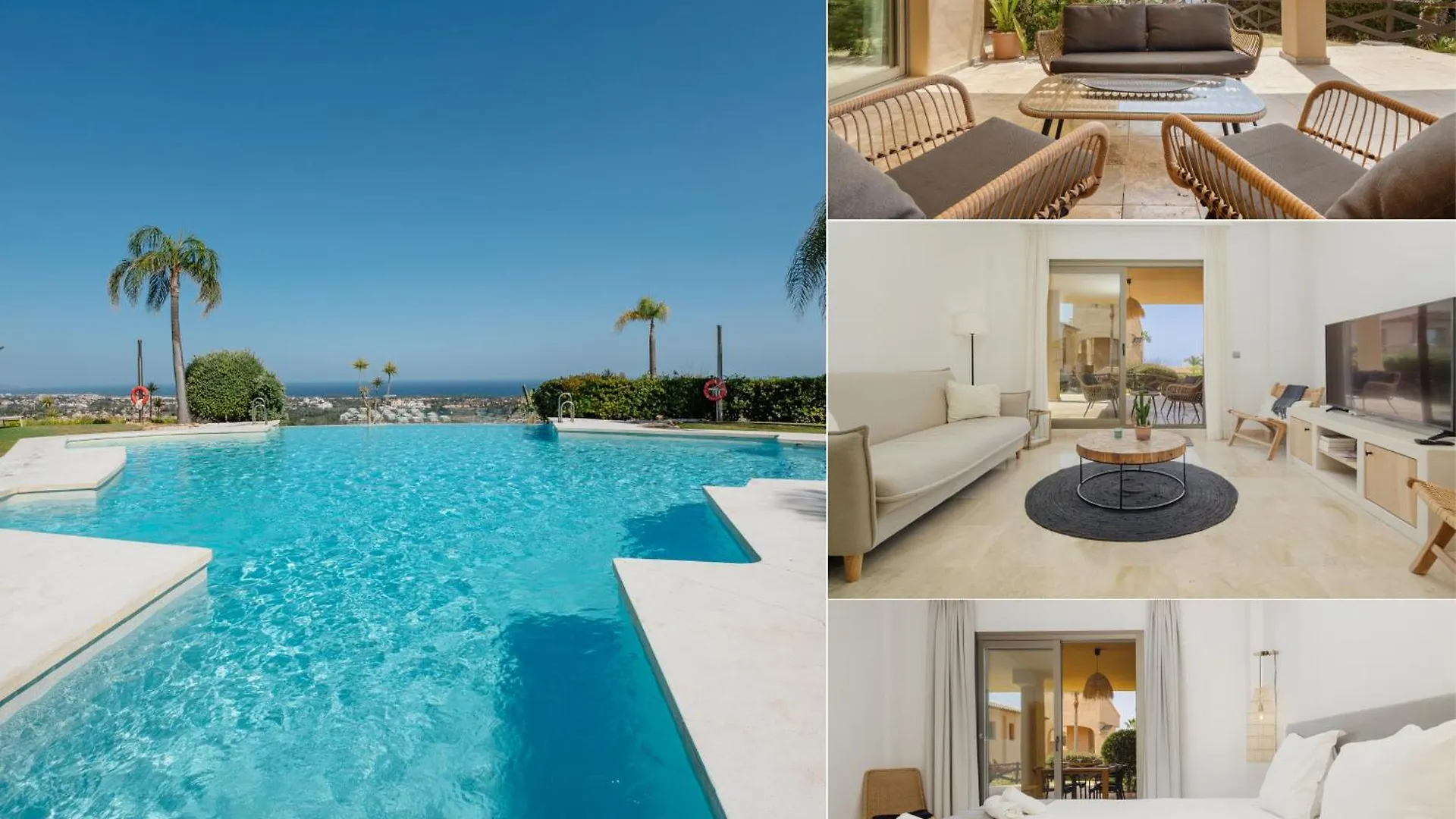 Modern And Luxurious Holiday Home With Sea Views In Benahavis Estepona